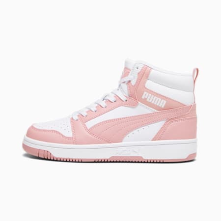 Rebound Sneakers, PUMA White-Future Pink, small