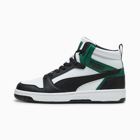 Rebound sneakers, PUMA White-PUMA Black-Vine, small