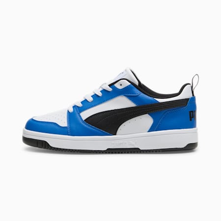 Rebound V6 Low Sneakers, PUMA White-PUMA Black-PUMA Team Royal, small-PHL