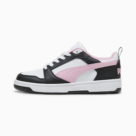 Rebound V6 Low Sneakers, PUMA Black-Pink Lilac-PUMA White, small-IDN