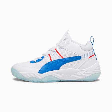 Rebound Future NextGen Unisex Sneakers, PUMA White-PUMA Team Royal-For All Time Red, small-AUS