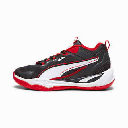 Playmaker 2023 Unisex Sneakers, PUMA Black-PUMA White-For All Time Red, small-AUS