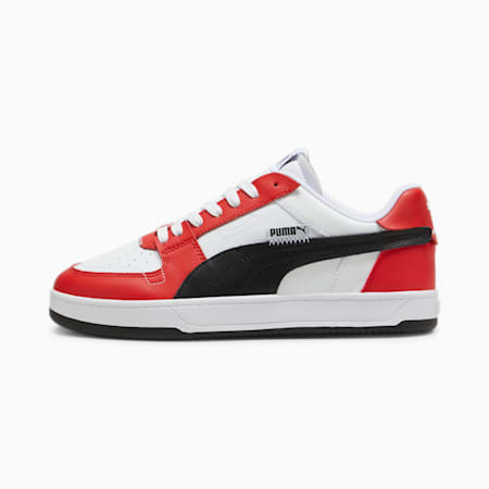 Caven 2.0 VTG Sneakers, PUMA White-PUMA Black-For All Time Red, small-SEA