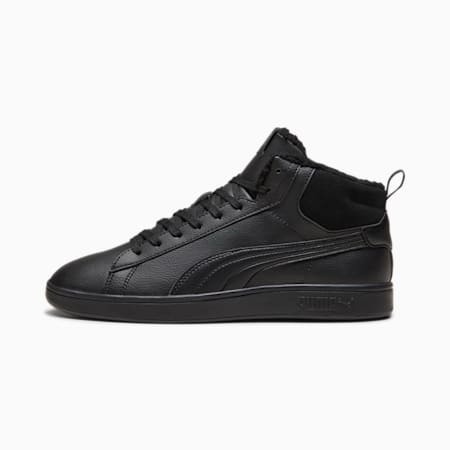 Zapatillas Smash 3.0 Mid WTR, PUMA Black-Shadow Gray, small