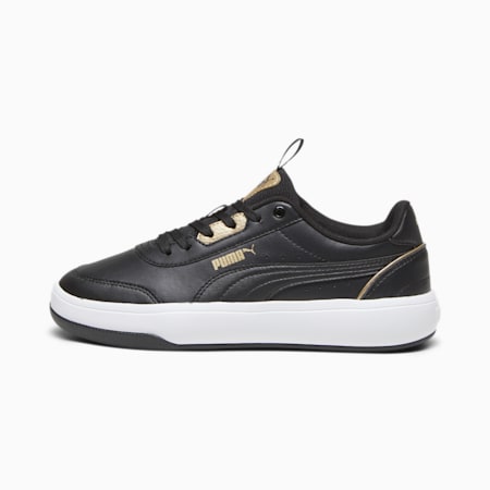 Tori Pop-Up Metallics Women's Sneakers, PUMA Black-PUMA Gold-PUMA White, small-SEA