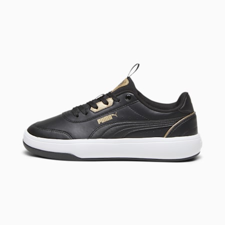 Puma gold and white sneakers sale