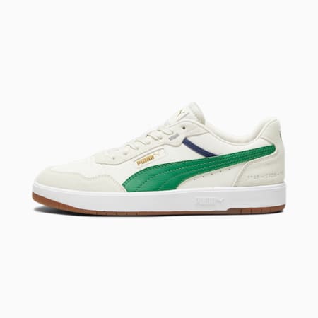 รองเท้าผ้าใบ Court Ultra 75 ปี, Warm White-Archive Green, small-THA