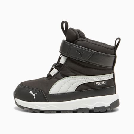 Buty PUMA Evolve dla małych dzieci, PUMA Black-Ash Gray-PUMA White, small