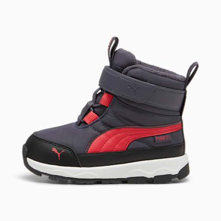 PUMA Evolve Toddlers' Boots, Galactic Gray-Tart Cherry-PUMA Black, small