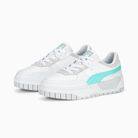 Cali Dream Women's Sneakers, PUMA White-Feather Gray-Mint, small-AUS