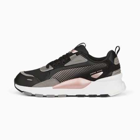 RS 3.0 Metallic Sneakers Women, PUMA Black-Rose Gold, small-DFA