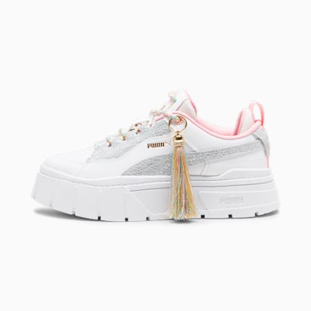 Sepatu Sneaker Wanita Mayze Stack Fashion, PUMA White, small-IDN