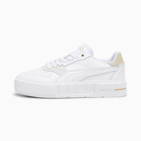 G1682 sneaker donna PUMA CALI SPORT MIX white/black shoes woman