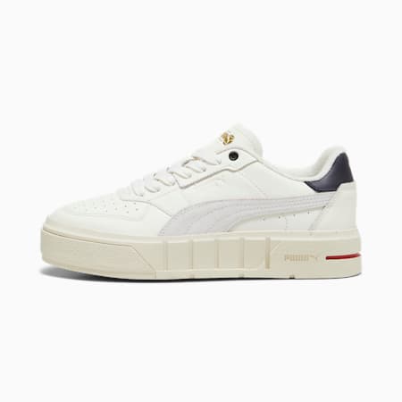 PUMA Cali Court Jeux Sets Women s Sneakers Marshmallow PUMA Navy PUMA Sneakers PUMA