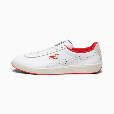 PUMA Star Strawberries And Cream Men's Sneakers, PUMA White-For All Time Red, small