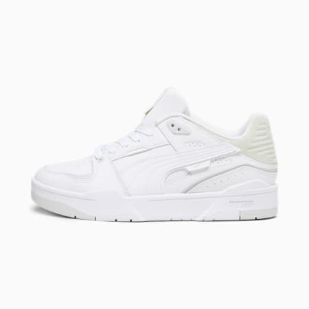 Slipstream Bball Sneakers, PUMA White-Feather Gray, small-THA