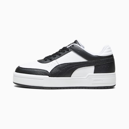 Sneakers en cuir CA Pro Sport, PUMA White-PUMA Black-Concrete Gray, small