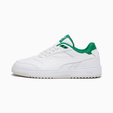 PUMA Doublecourt Unisex Sneakers, PUMA White-Archive Green, small-AUS