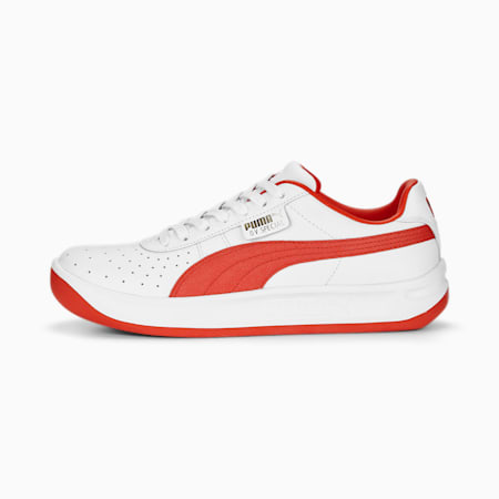 Guillermo Vilas Special-Edition 75-Year Sneakers, PUMA White-Burnt Red-PUMA Gold, small-PHL