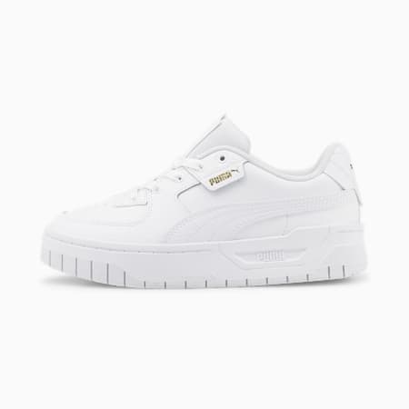 Cali Dream Leather Sneakers - Girls 8-16 years, PUMA White, small-AUS