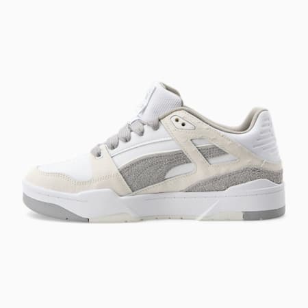 Slipstream Lo Ostrich Unisex Sneakers, PUMA White-Concrete Gray, small-AUS