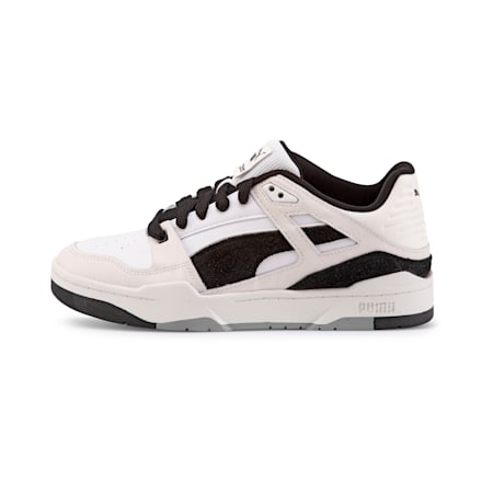 Slipstream Lo Ostrich Unisex Sneakers, PUMA White-PUMA Black, small-AUS