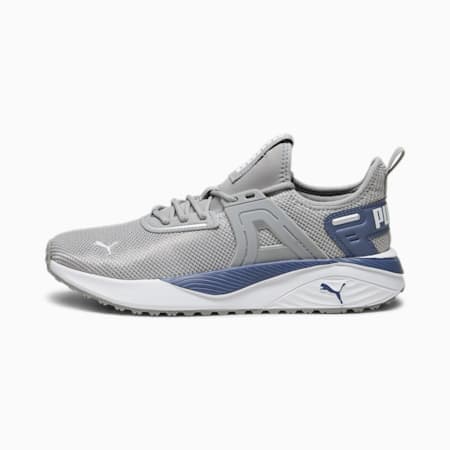 Pacer 23 Tech Overload Sneakers, Concrete Gray-Inky Blue-PUMA White, small-SEA