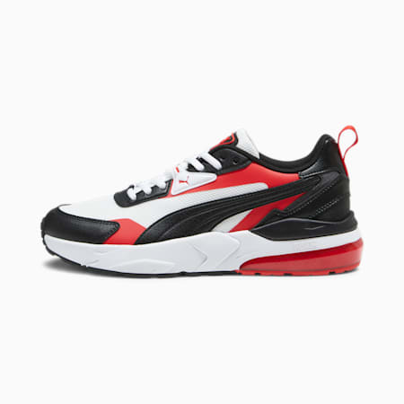 Vis2K Back to Heritage Unisex Sneakers, PUMA White-PUMA Black-For All Time Red, small-AUS