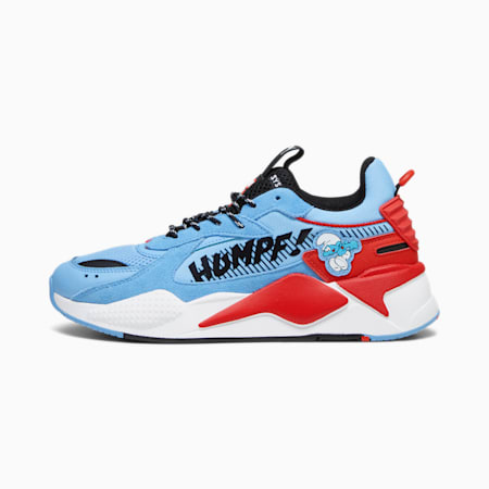 PUMA x THE SMURFS RS-X Sneakers, Team Light Blue-PUMA Red, small-IDN