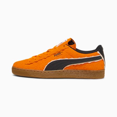 Sneakersy PUMA x THE SMURFS Suede, Pumpkin Pie-Puma Black, small