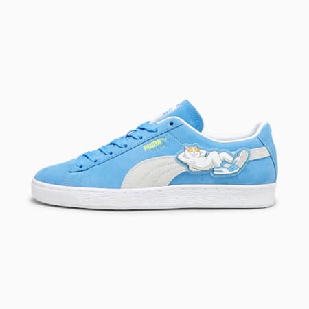 PUMA x RIPNDIP Suede Blue Unisex Sneakers, Regal Blue-PUMA White, small-AUS