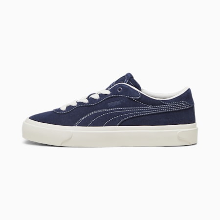 카프리 로얄 스웨이드<br>Capri Royale Suede, PUMA Navy-Frosted Ivory, small-KOR