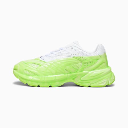 Velophasis Slime Unisex Sneakers, PUMA White-Pro Green, small-AUS