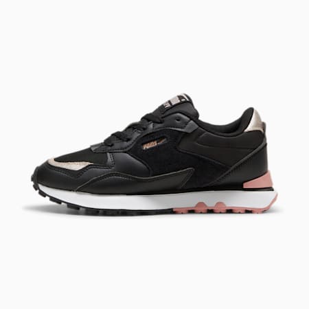 Rider FVW Glam Women's Sneakers, PUMA Black-Rose Gold, small-AUS