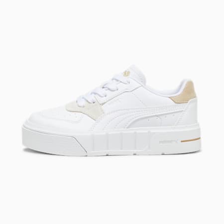 Zapatillas Cali Court Match para niña, PUMA White-Granola, small