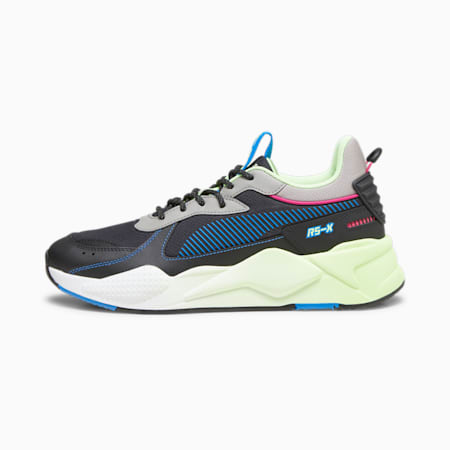 RS-X Underground Drift Sneakers, PUMA Black-Speed Green, small-IDN