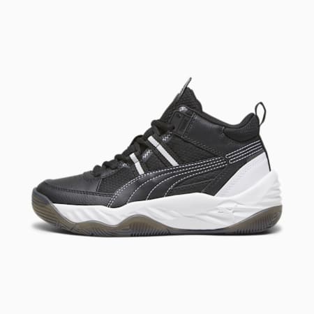 PUMA Rebound Future NextGen Sneakers - Youth 8-16 years, PUMA Black-PUMA White-Shadow Gray, small-AUS