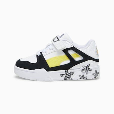 PUMA x SPONGEBOB SQUAREPANTS Slipstream sneakers voor kinderen, PUMA White-PUMA Black, small