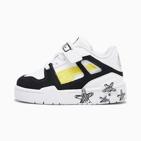 PUMA x SPONGEBOB SQUAREPANTS Slipstream Toddlers' Sneakers, PUMA White-PUMA Black, small