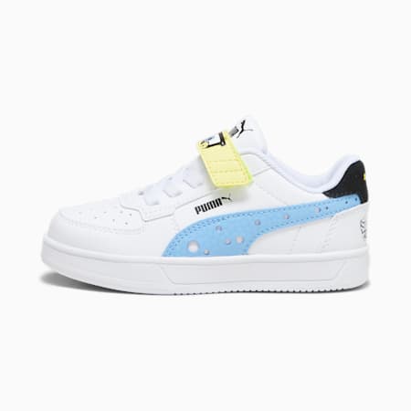 PUMA x SPONGEBOB SQUAREPANTS Caven 2.0 Kids' Sneakers, PUMA White-PUMA Black-Peach Smoothie-Lemon Meringue, small