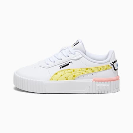 PUMA x SPONGEBOB SCHWAMMKOPF Carina 2.0 Sneaker Kinder, PUMA White-Lemon Meringue-PUMA Black-Peach Smoothie, small