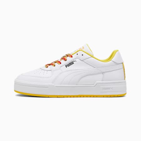 Sneakers de football CA Pro Ghana, PUMA White-PUMA White-Pelé Yellow, small-DFA