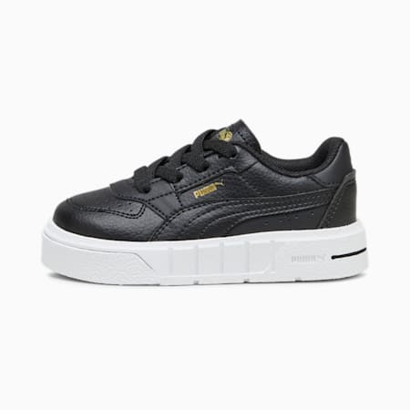 PUMA Cali Court Leather Toddlers' Sneakers, PUMA Black-PUMA White, small