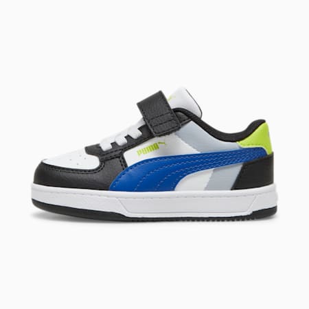 PUMA Caven 2.0 Block Toddlers' Sneakers, Cobalt Glaze-Gray Fog-Lime Pow, small