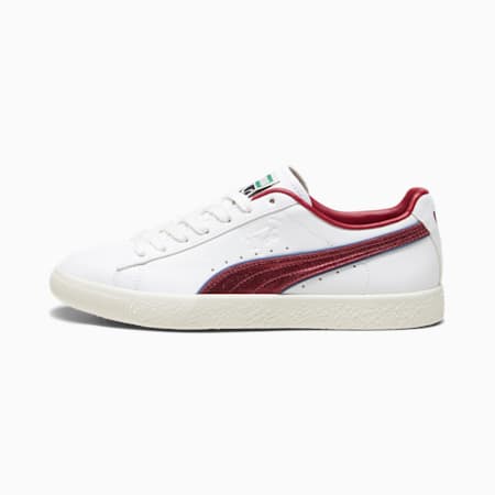 Clyde Varsity sneakers, PUMA White-Team Regal Red, small