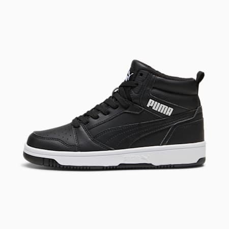 Puma Rebound V6 WTR Sneakers Teenager, PUMA Black-PUMA White, small