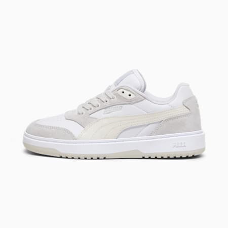 PUMA Doublecourt sneakers voor dames, Feather Gray-PUMA White, small