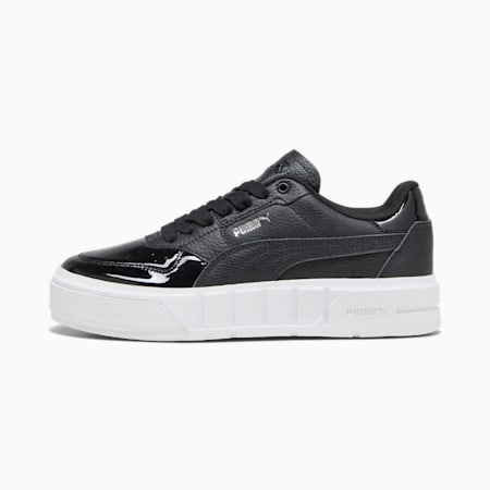 Cali Court Patent Women's Sneakers, PUMA Black-PUMA White, small-AUS