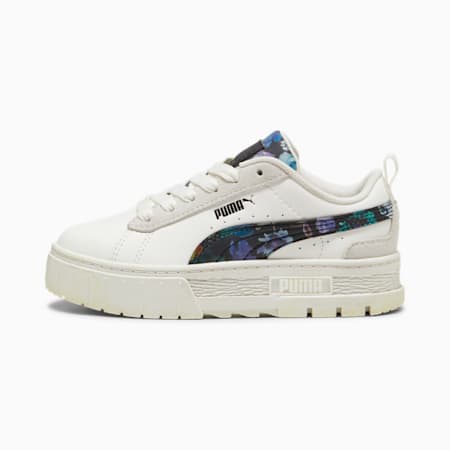 Sneaker PUMA x LIBERTY Mayze da bambina, Warm White-PUMA Black, small