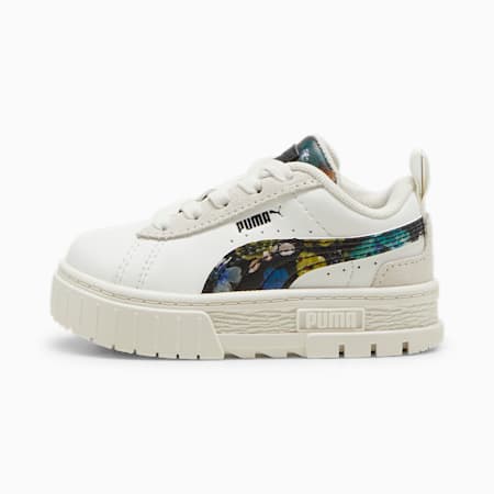 PUMA x LIBERTY Mayze Toddlers' Sneakers, Warm White-PUMA Black, small